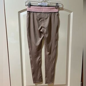 NWT FREE PEOPLE Movement Perfect Practice Macrame Leggings Mocha Women’s Size XS